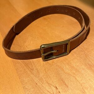 Jcrew tan leather belt